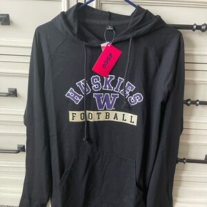 Washington Huskies college football pullover hoodie size small